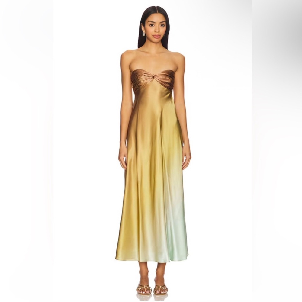 Cami NYC Silk Aveiro Dress in Oasis Ombre
